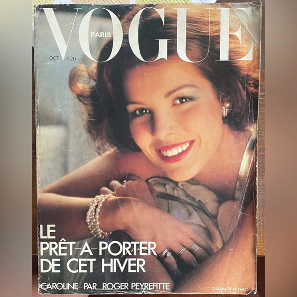 VOGUE Paris 580 October 1977 Newton Bailey Moon Clarke Monaco Boman - Picture 1 of 1